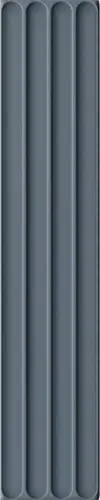 Настенная плитка Plinto In Blue Matt 10.7х54.2 матовая, рельефная (структурированная) керамическая