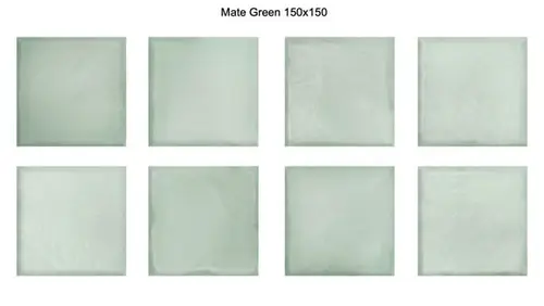 Настенная плитка Mate Green 15х15