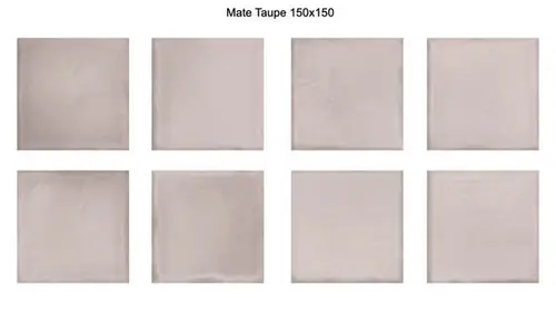 Настенная плитка Mate Taupe 15х15