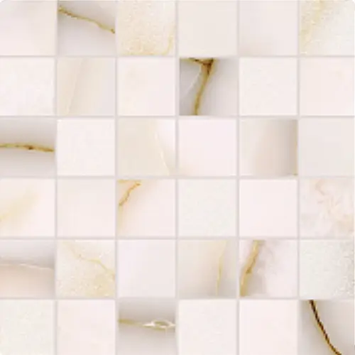 Мозаика Rosa Portogallo Mosaic 30х30 керамика матовая, розовый, серый