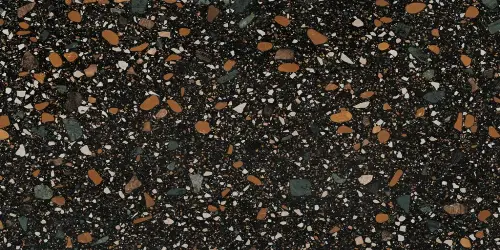 Керамогранит ENIND3214MT80160 Terrazzo Black Matt 800х1600х9