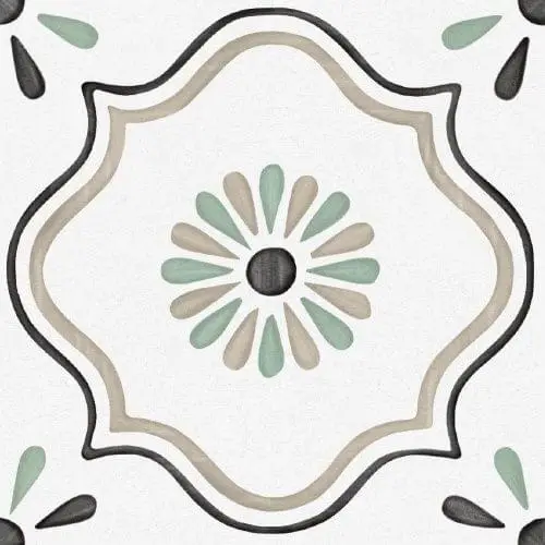 Pattern Ponza Flower 20x20