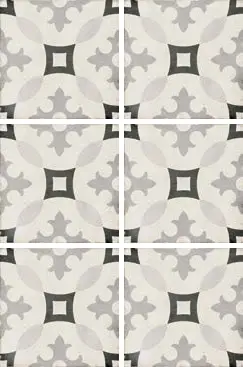 Equipe Art Nouveau Karlsplatz Grey 20x20