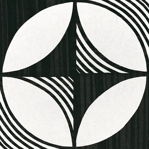 Equipe Deco Compass B&W 20x20