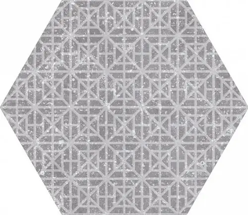 Equipe Coralstone Hexagon Melange Grey 25,4x29,2