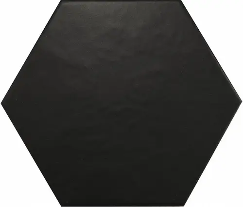 Equipe Hexatile Negro Mate 17,5x20