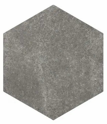Equipe Hexatile Cement Black 17,5x20