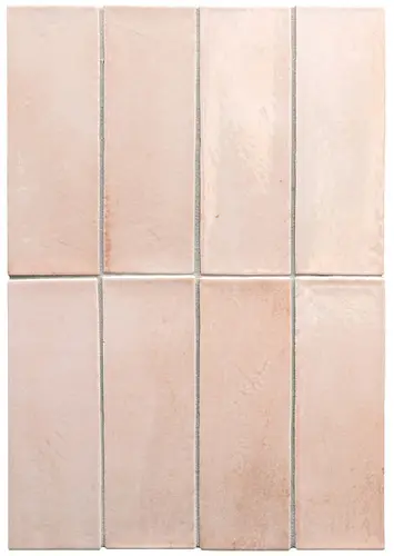 Керамогранит для настенного применения EQUIPE MIYAKO Cyrstal Pink Gloss 5х15