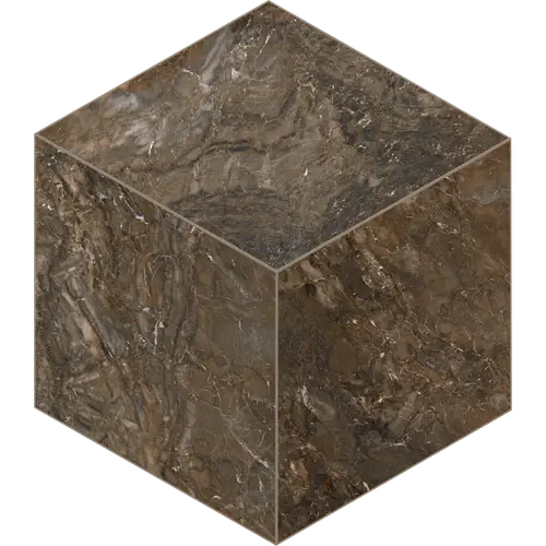 Мозаика Bernini BR04 Cube 29x25 матовая коричневая