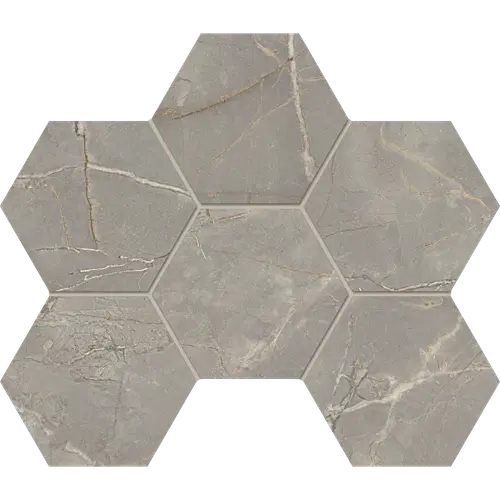 Мозаика Bernini BR03 Hexagon 25x28,5 матовая