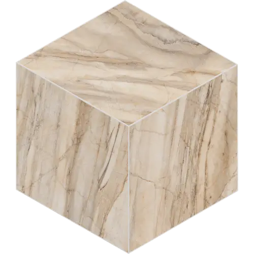 Мозаика Bernini BR01 Cube 29x25 матовая бежевая