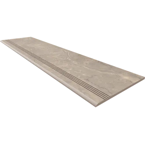 Ступень Bernini BR02 30x120 непол. с насечками бежевая