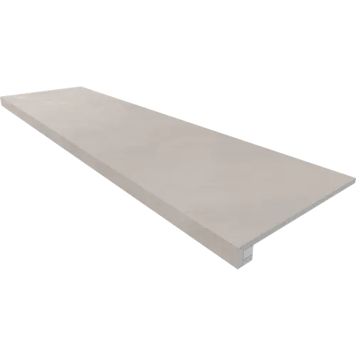 Комплект (Ступень GF01 (33x120) непол. (прямоугол. бортик) без насечек + Подступенок (14,5x120))