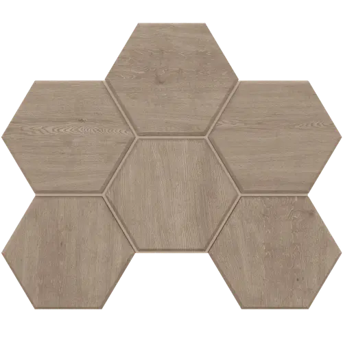 Мозаика Classic Wood CW02 Hexagon 25x28,5 матовая