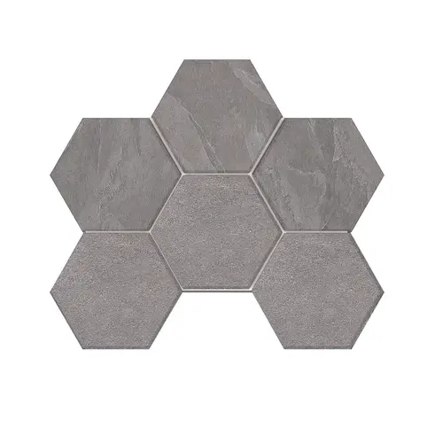 Мозаика Luna LN02/TE02 Hexagon 25x28,5 матовая
