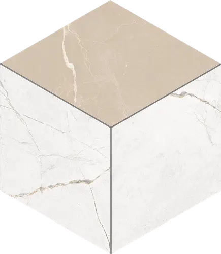 Мозаика Nolana NL00/NL01 Cube 29x25 матовая белая