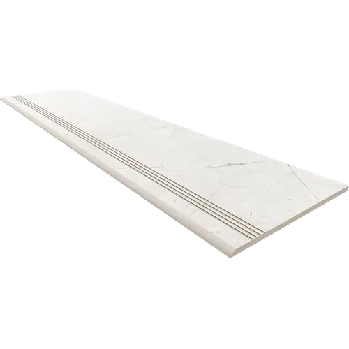 Ступень Nolana NL00 30x120 непол. с насечками белая
