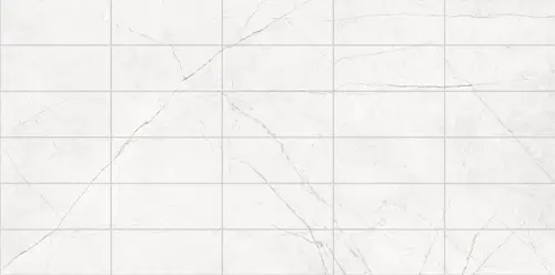 Фальшмозаика NL00 Nolana White Bricks Неполированная 59,2х119,3