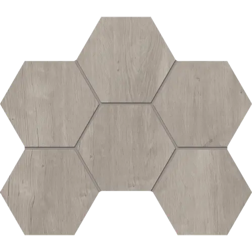 Мозаика Soft Wood SF03 Hexagon 25x28,5 матовая