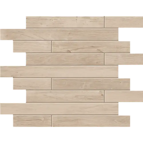 Мозаика Soft Wood SF02 Muretto 30x35 матовая бежевая