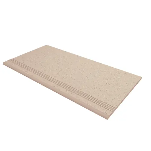Ступень Standard ST17 30x60 непол. с насечками бежевая