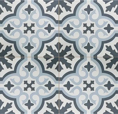 Керамогранит VENICE Sky Blue Black Pre-cut 45x45