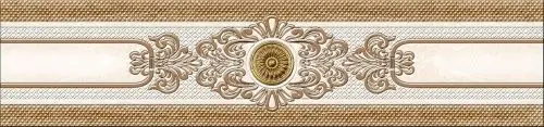 Плитка 356 Бордюр Eclipse Beige Центр 7х30