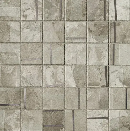 Fap Kamu Grey Metal Mosaico 30x30