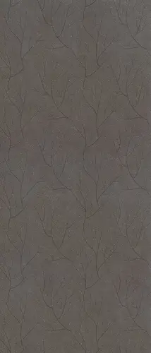Декоративный элемент Earthtech Fronds A Carbon Ground Comfort 6mm 120x280 лаппатированный