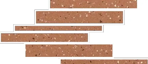 Декоративный элемент Earthtech Outback Flakes Modulo Listello Sfalsato Glossy 21x40 глянцевый