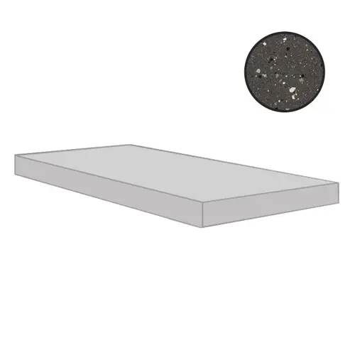 Ступень Earthtech Carbon Flakes Angolo Gradino Dx Glossy 33x120 глянцевая