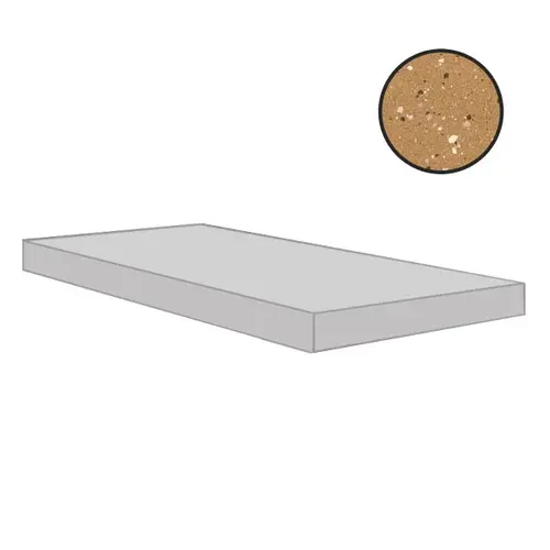 Ступень Earthtech Savannah Flakes Angolo Gradino Dx Comfort 33x120 лаппатированная