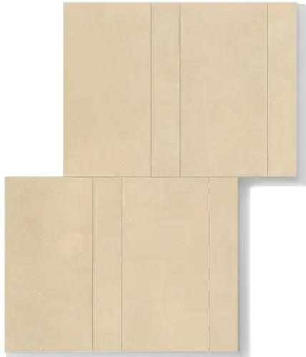 Florim SensiTerre Cotone Nat Tavella E Listello 30x40