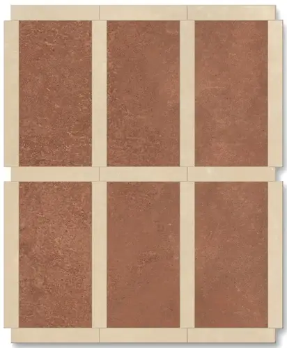 Florim SensiTerre Mattone Cotone Nat Tappeto 57x69