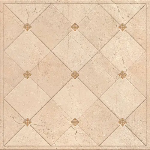 Плитка напольная Marseillaise Бежевый Капитоне 42x42