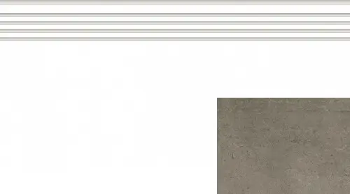 Ступень Beton Антрацит 120x29.4 Матовая ректифицированная G-1103/MR/st01/294x1200