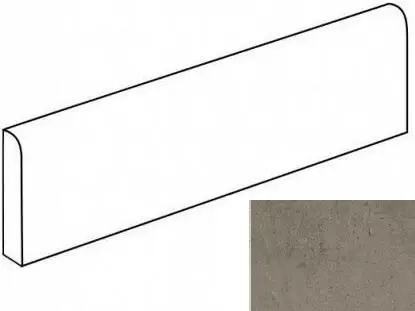 Плинтус Beton Антрацит 60x76 Матовая ректифицированная G-1103/MR/p01/76x600