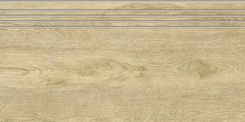 Ступень Italian Wood Бежевая 60x20 Структурированная