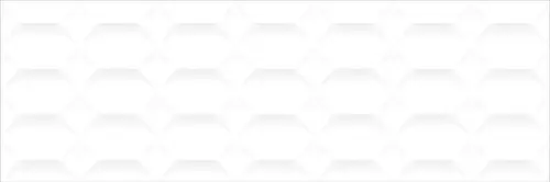 Satin White Hexa 30x90