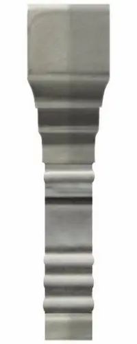 Grazia Epoque Ang. Terminale Deco Grey Craquele 2x12