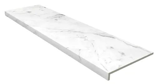 Ступень фронтальная Marble Anti-Slip Rout. Carrara Blanco 31.5x119.7