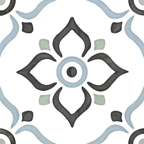 Harmony Tanger Blue Garden 12,3x12,3