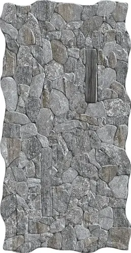 Керамогранит Castle Dark 33.3х66 Porcelanicos Hdc матовый, рельефный (рустикальный)