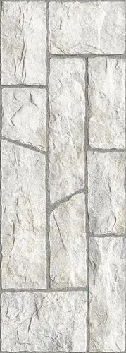 Керамогранит Maestrat White 32x89 Porcelanicos Hdc матовый, рельефный (рустикальный)