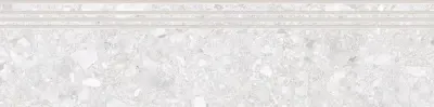 Ступень фронтальная Gerda White LLR 30x120 керамогранит лаппатированная KB-000451