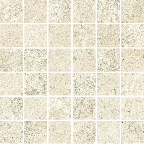 Мозаика Керамогранит ITALGRANITI I TRAVERTINI Mosaico Bianco Cross Cut 9mm