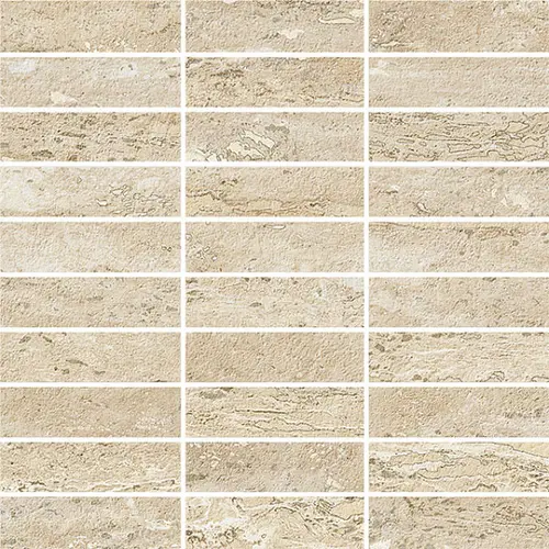 Мозаика Керамогранит ITALGRANITI I TRAVERTINI Muretto Beige Vein Cut 9mm