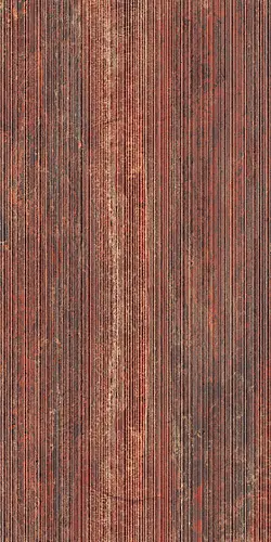 Керамогранит 60х120 см ITALGRANITI I TRAVERTINI Rosso Vein Cut Ribbed