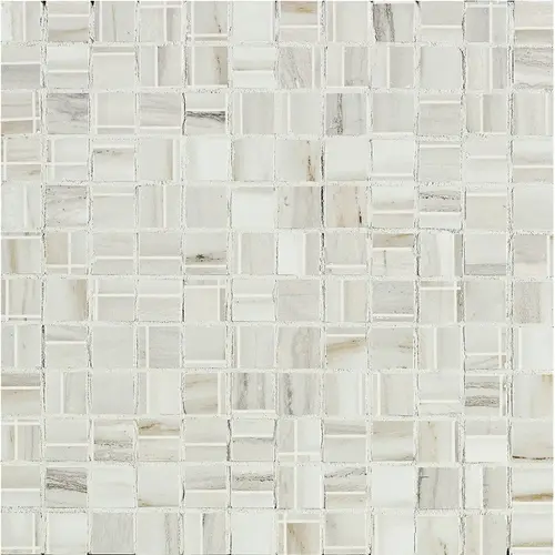 Impronta Marmi Imperiali Mosaico White 30 30x30