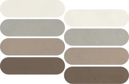 Impronta Italgraniti Nuances Mosaico Ovale Mix Caldo 1 Strideup 19.5х37
